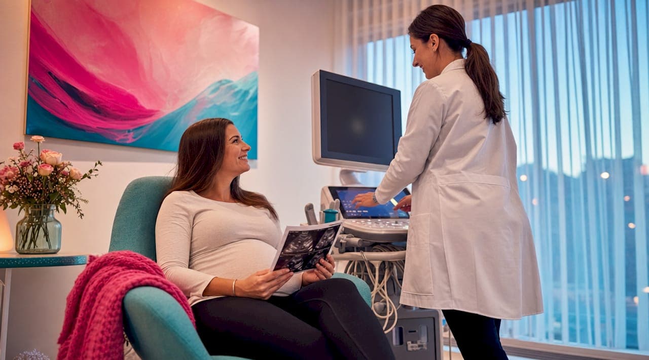 Explaining Ultrasound Image Quality for Expectant Parents