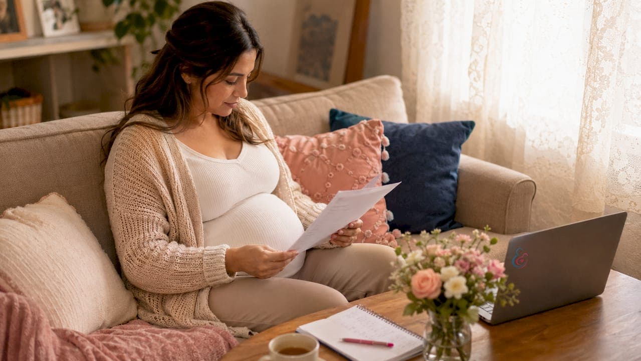 Guía para reservar sesión prenatal paso a paso