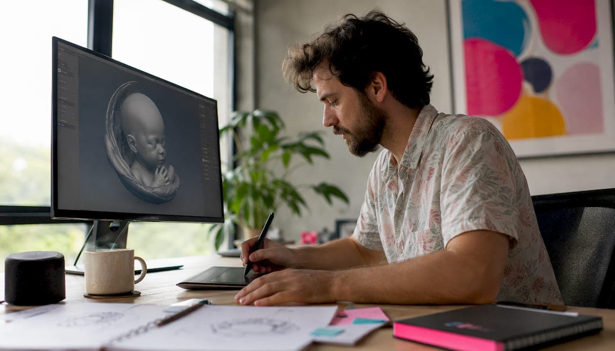 Cómo se genera una imagen 3D: métodos y proceso