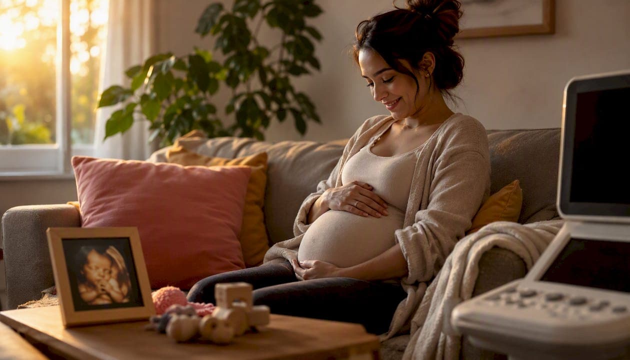 Cómo compartir fotos prenatales en familia sin riesgos